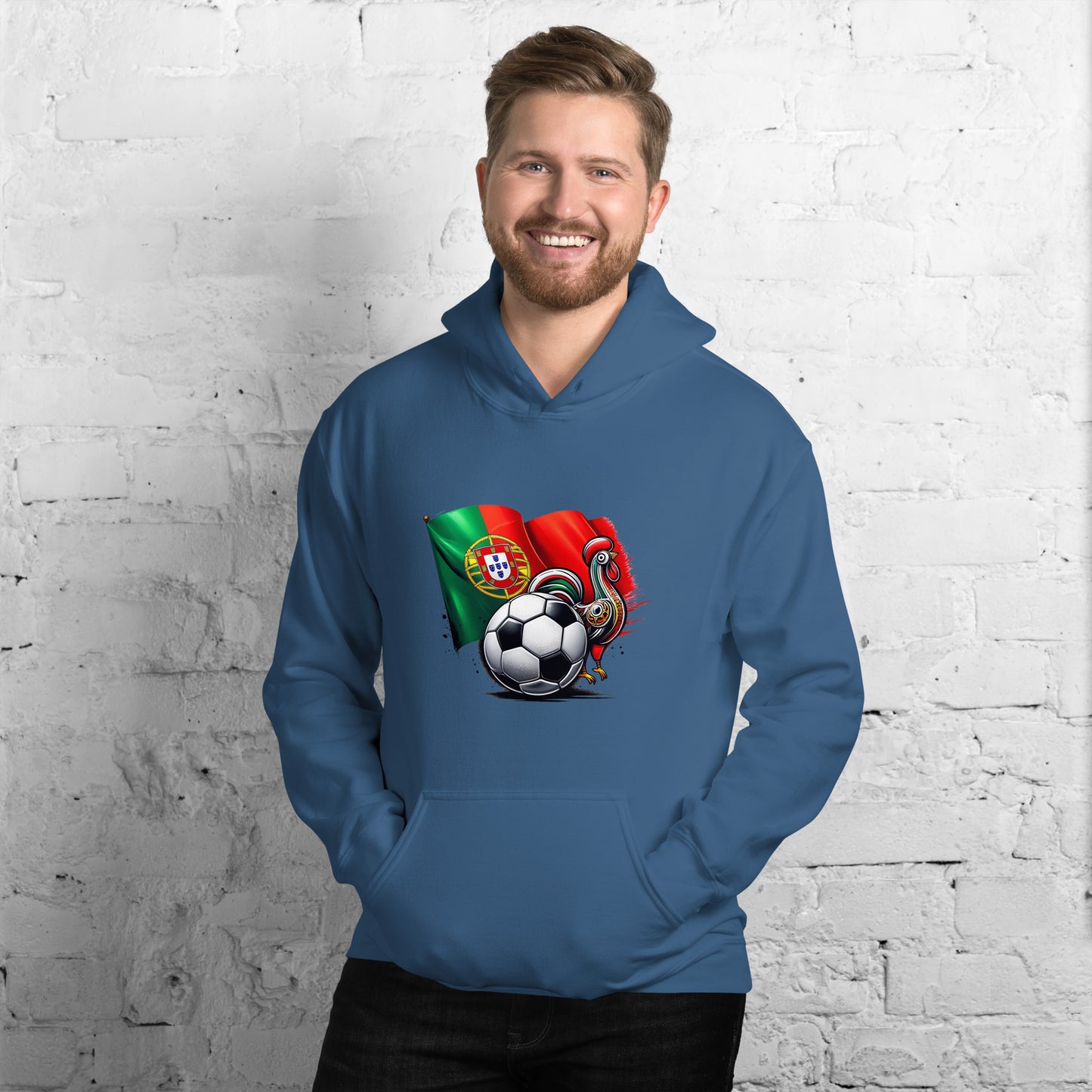 Sweat à capuche unisexe - Euro 2024 - Portugal