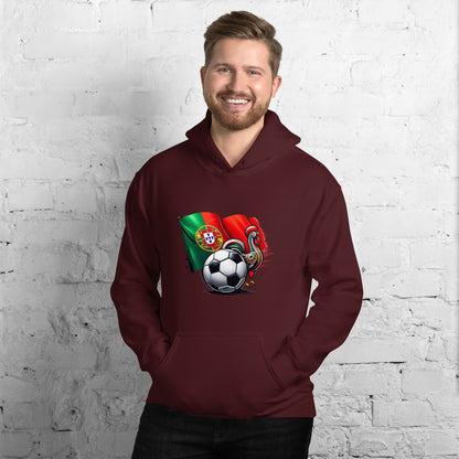 Sweat à capuche unisexe - Euro 2024 - Portugal