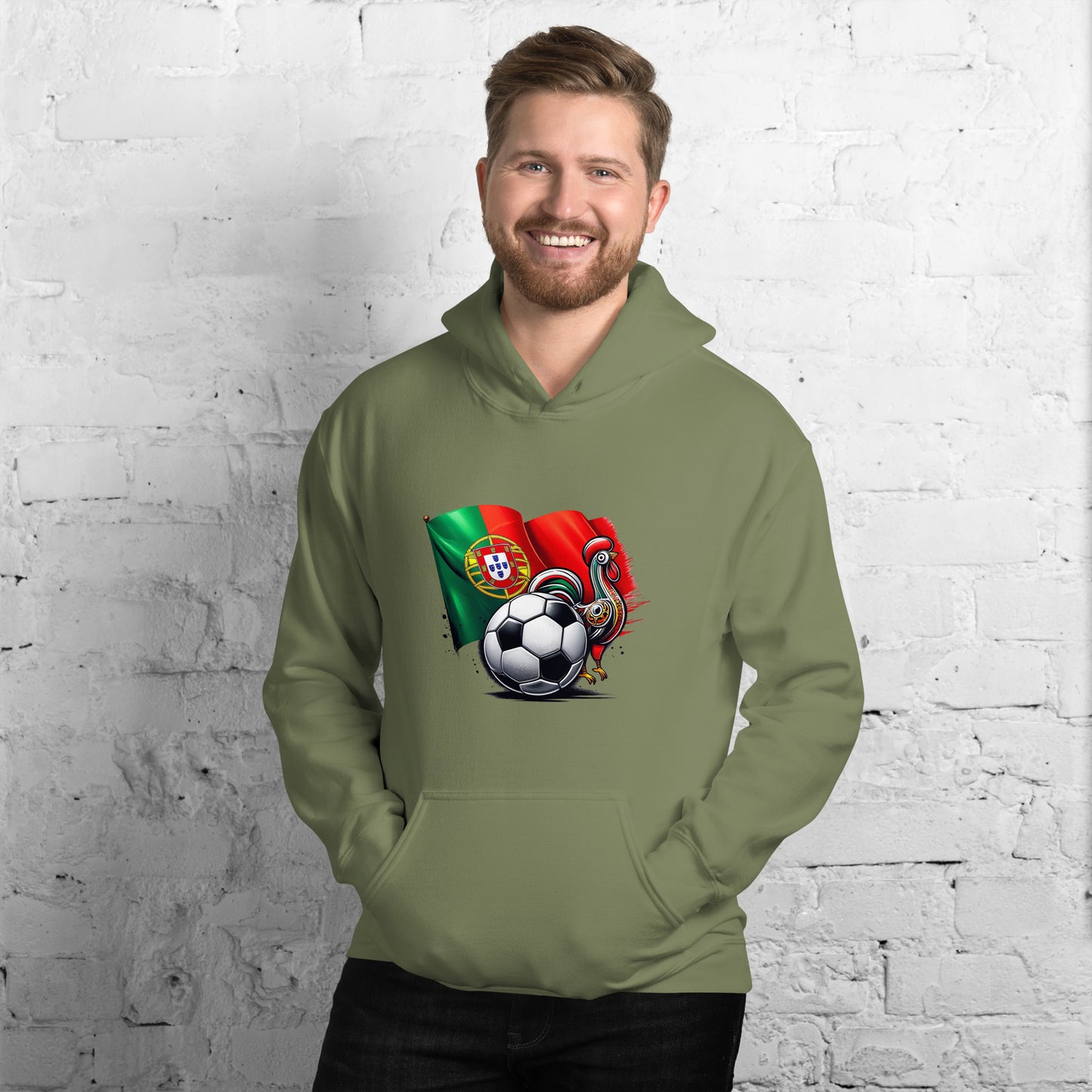 Sweat à capuche unisexe - Euro 2024 - Portugal