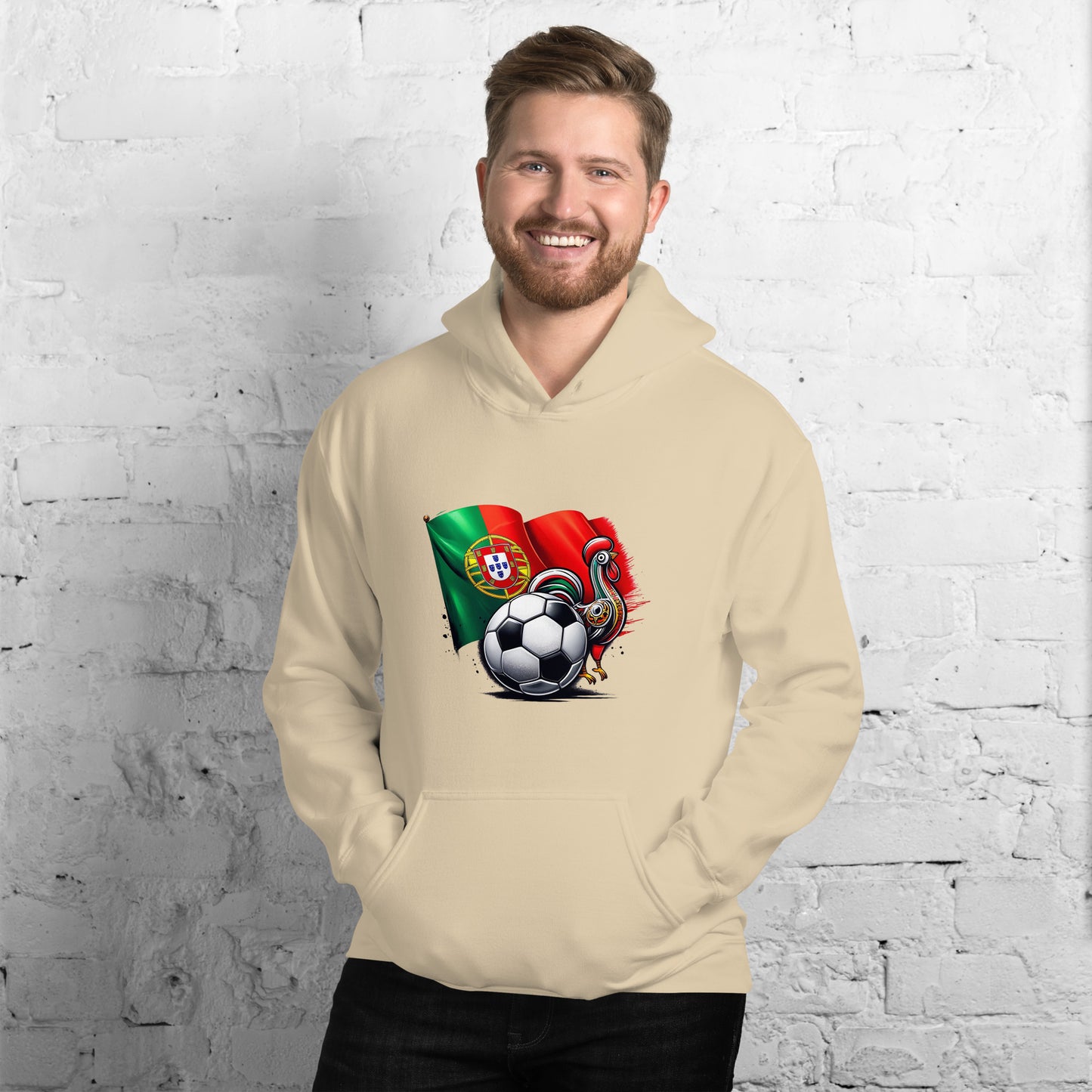 Sweat à capuche unisexe - Euro 2024 - Portugal