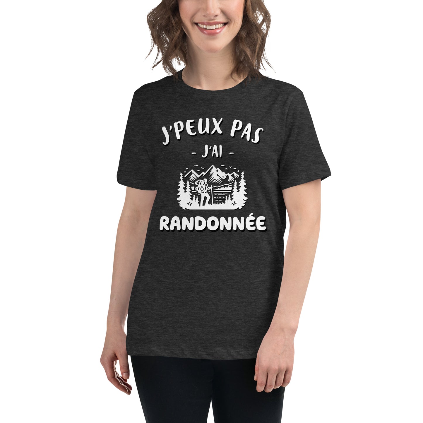 T-shirt femme - J'peux pas - J'ai randonnée