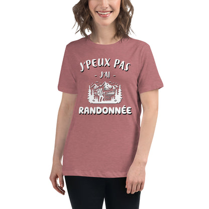 T-shirt femme - J'peux pas - J'ai randonnée