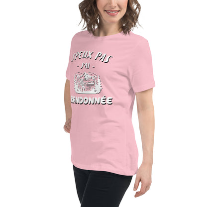 T-shirt femme - J'peux pas - J'ai randonnée